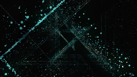 Flight inside tunnel. abstract background. Stock Footage 155972616