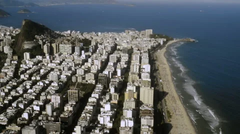 Flight on Ipanema Stock Footage 52556898