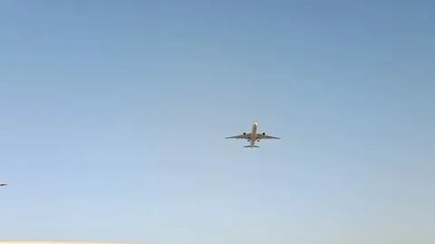 Flight landing Stock Footage 154214312