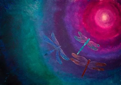 Flight to light Stock Illustration