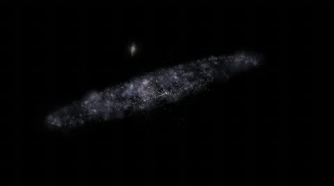 Flight to the Milky Way, HD Stock Footage 734741