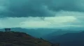 The flight in mountains on the four hikers background 4k or 4k+ Resolution