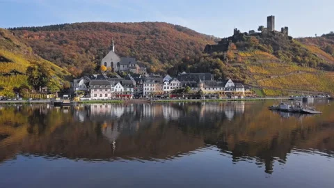 Flight near Beilstein, Germany Stock Footage 201203512