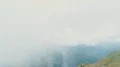The flight near the man on the beautiful mountain 4k or 4k+ Resolution