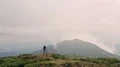 The flight near photographer on the mountain top 4k or 4k+ Resolution