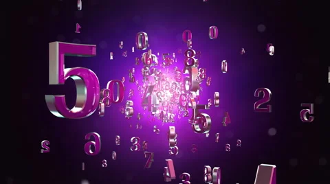 Flight numbers loopable background Stock Footage 47949662