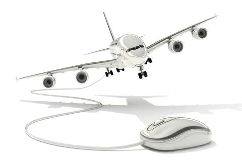 Flight Online Stock Illustration