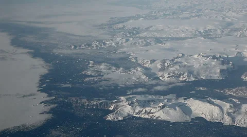 Flight over of Antarctic - icy ocean Stock Footage 39976660