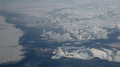 Flight over of Antarctic - icy ocean Stock Footage 39989484
