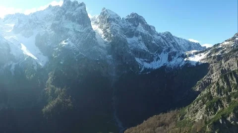 Flight over austria, tirol  Stock Footage 56869277
