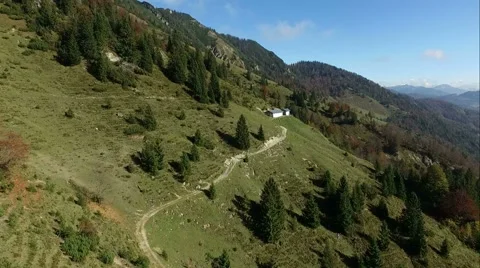 Flight over austria, tirol  Stock Footage 56877524