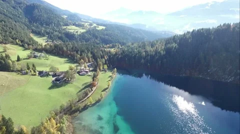 Flight over austria, tirol  Stock Footage 56878923
