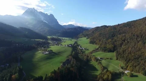 Flight over austria, tirol  Stock Footage 56884054