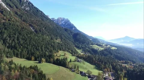 Flight over austria, tirol  Stock Footage 56889291