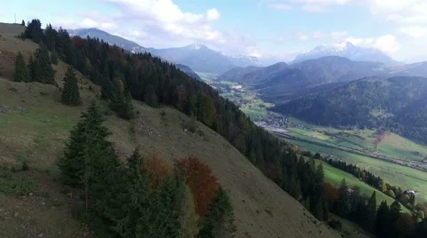 Flight over austria, tirol  Stock Footage 56892507