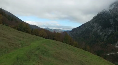Flight over austria, tirol  Stock Footage 56918783