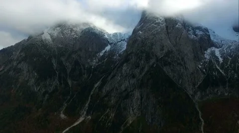Flight over austria, tirol  Stock Footage 56921475
