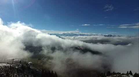 Flight over austria, tirol  Stock Footage 56937209