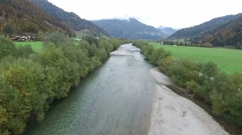 Flight over austria, tirol  Stock Footage 56951468
