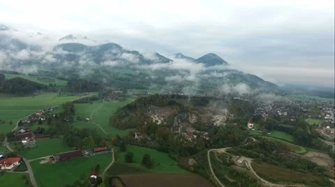 Flight over bavaria, germany Stock Footage 56930061