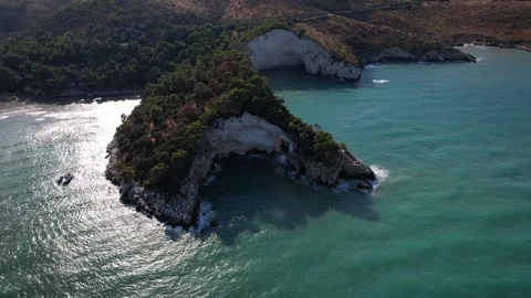 Flight over the bay Stock Footage 316534362