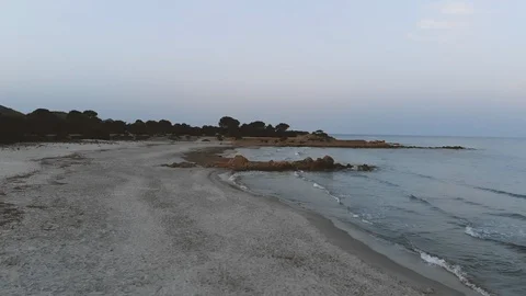 Flight over the beach - slow motion Stock-Footage 98131438