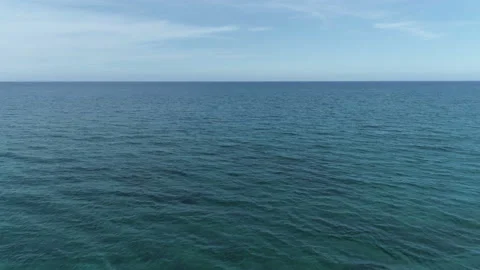 Flight over the blue sea Video stock 93971902