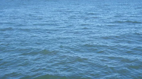 Flight over blue water Stock Footage 50190760