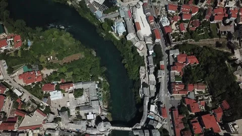 Flight over bridge Stock Footage 321362719