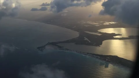 Flight Over Cancun Stock Footage 171306876