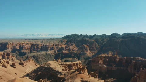 Flight over the canyon Stock Footage 249496400