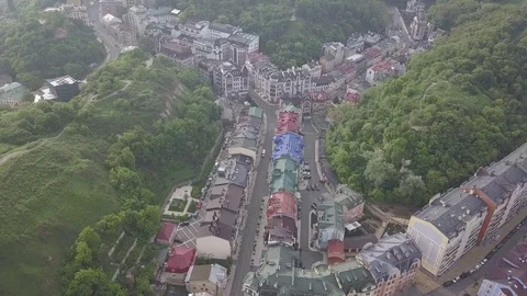 Flight over the city 10 Video stock 127191351