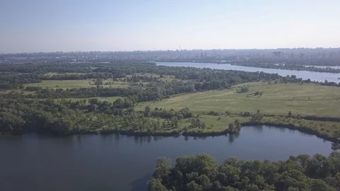 Flight over the city 26 Stock Footage 127246903