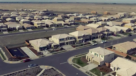 Flight over the city Stock Footage 35727424