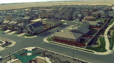 Flight over the city Stock Footage 35727462