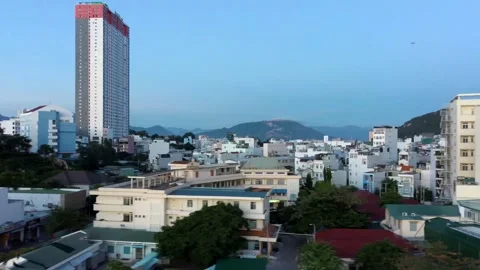 Flight over the city. 動画素材 162979432