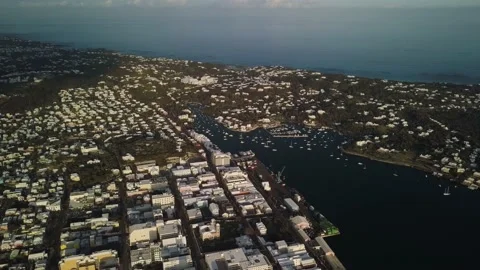 Flight over city Stock Footage 210231808