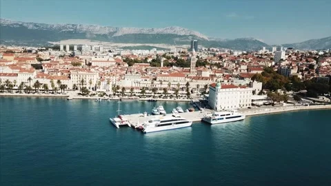 Flight over city Stock Footage 256459260