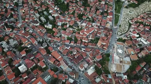 Flight over city Stock Footage 321361601