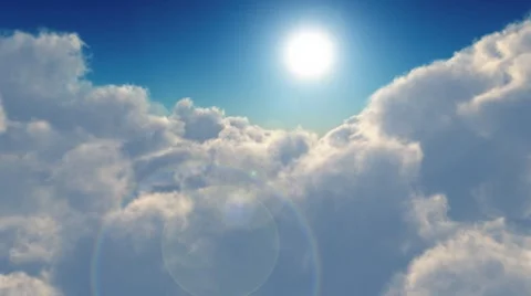 Flight over clouds 스톡 동영상 8790647