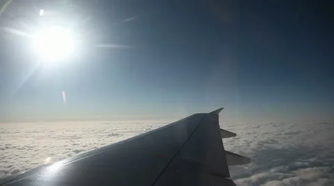 Flight over clouds Stock Footage 11373098