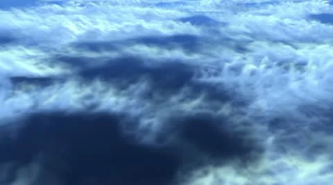 Flight over clouds Stock Footage 11398921
