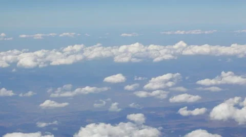 Flight over clouds Stock Footage 12094159