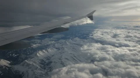 Flight Over Clouds Stock Footage 21340969