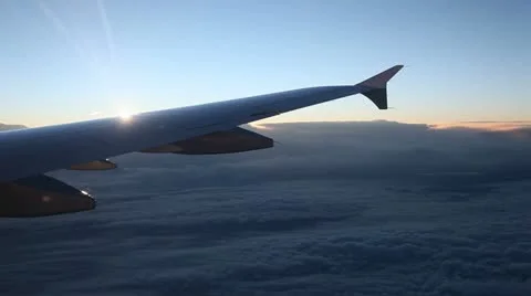 Flight Over Clouds Stock Footage 21341268