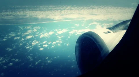 Flight over clouds Stock Footage 35762043