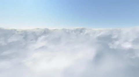Flight over clouds Video stock 37554619