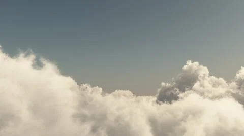 Flight over clouds Stock Footage 60262004
