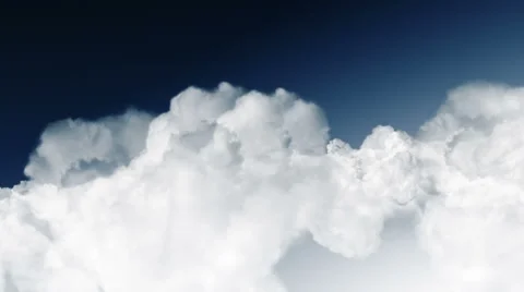 Flight over clouds Stock Footage 66353464