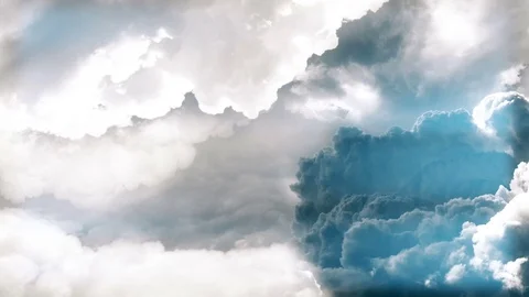 Flight Over Clouds Stock-Footage 70693091